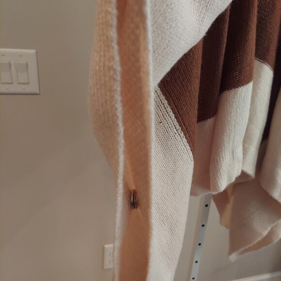 Mustard Seed Sweater Size Small Kimono Cardigan Color Block Boho - Picture 4 of 7